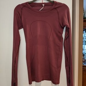 Swiftly Tech Blush Pink Lululemon Longsleeve